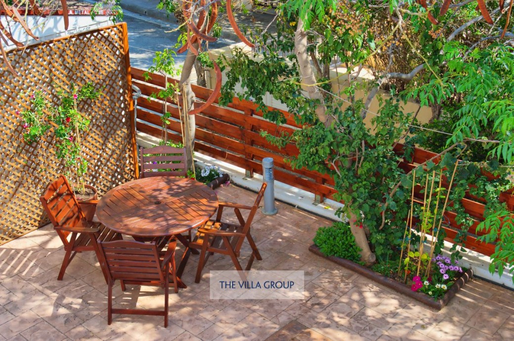 Plenty of outside furniture for relaxing
