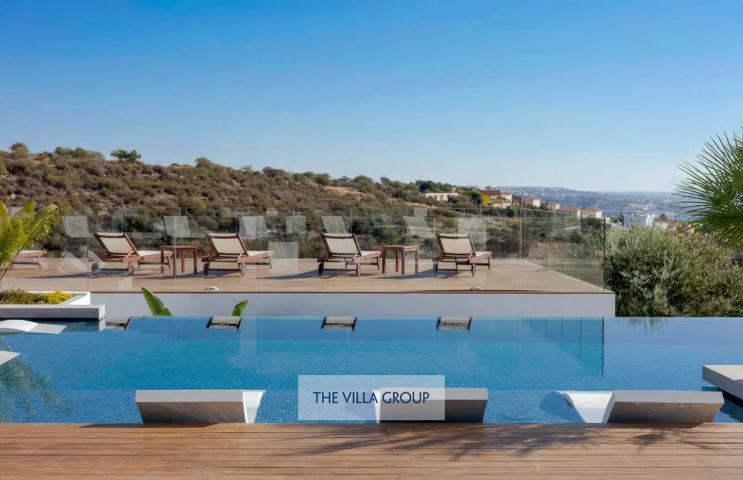Decked area with sunbeds