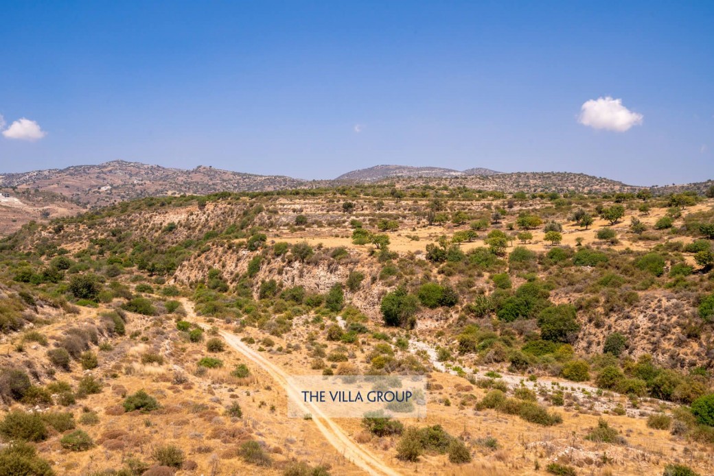 Superb panoramic views of the surrounding area and the Mediterranean Sea.