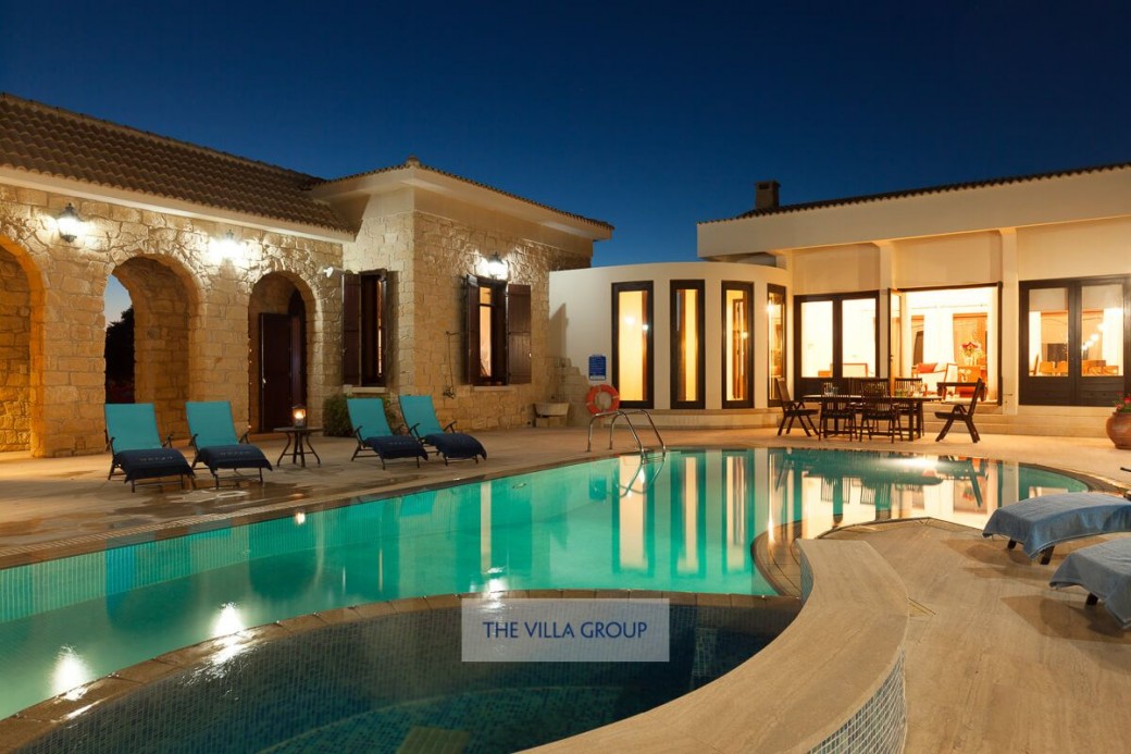 Superb gated beach front estate in Agios Theodoros