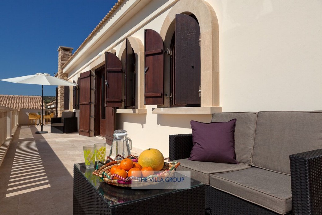 Furnished balcony