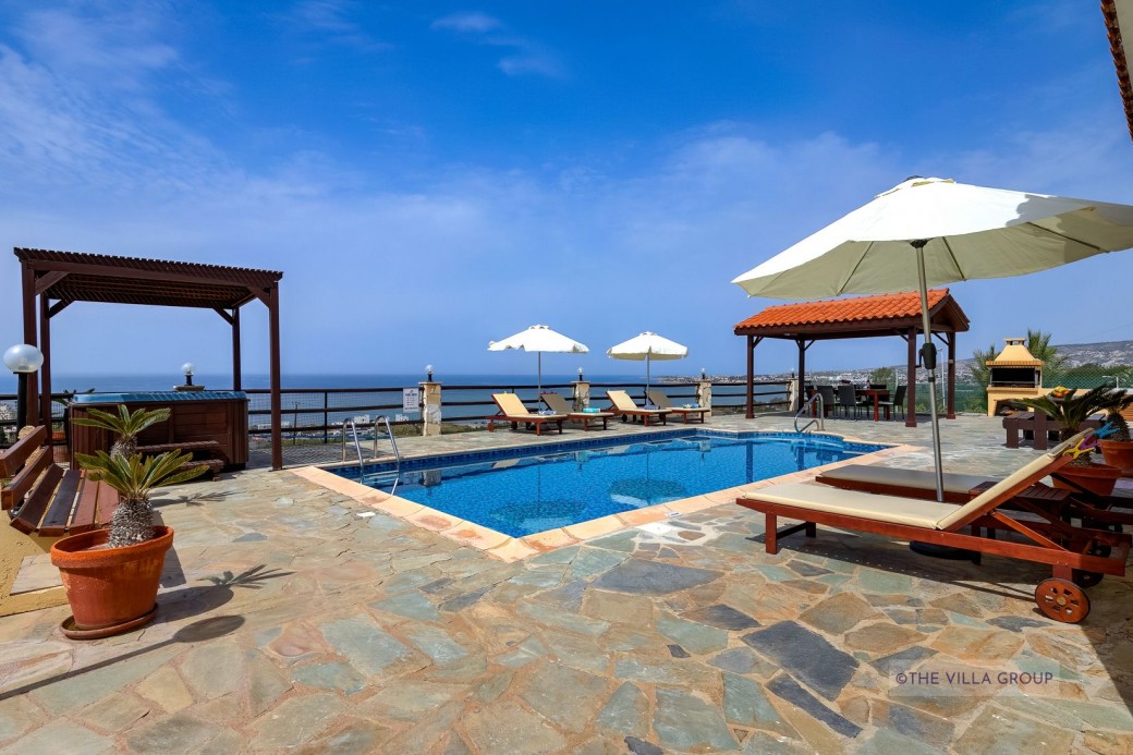 Spacious outside terrace