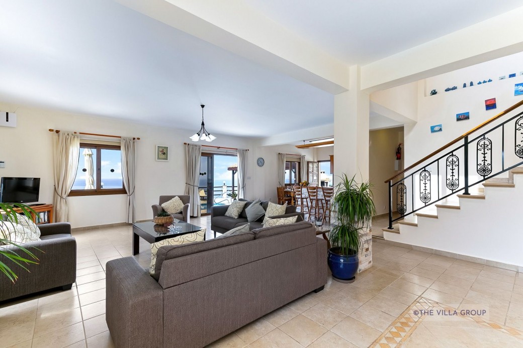 Comfortable seating in the living area