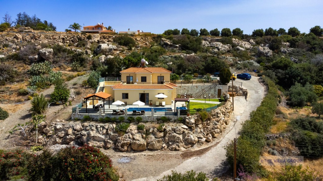 View of the villa