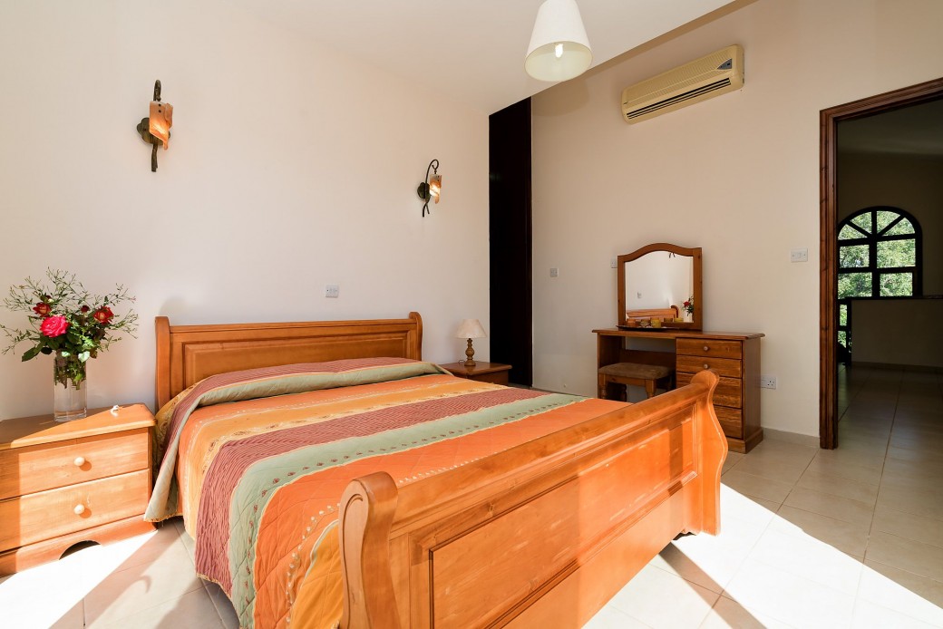 The villa provides air conditioning in all of the bedrooms