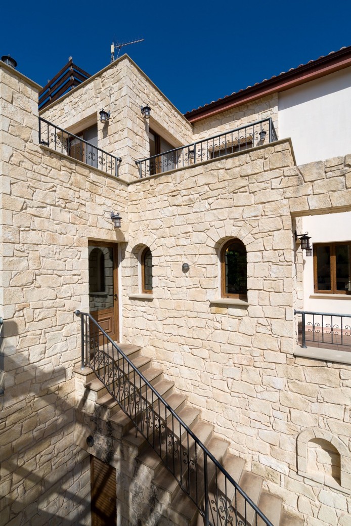 Another entrance to the villa from the lower ground floor
