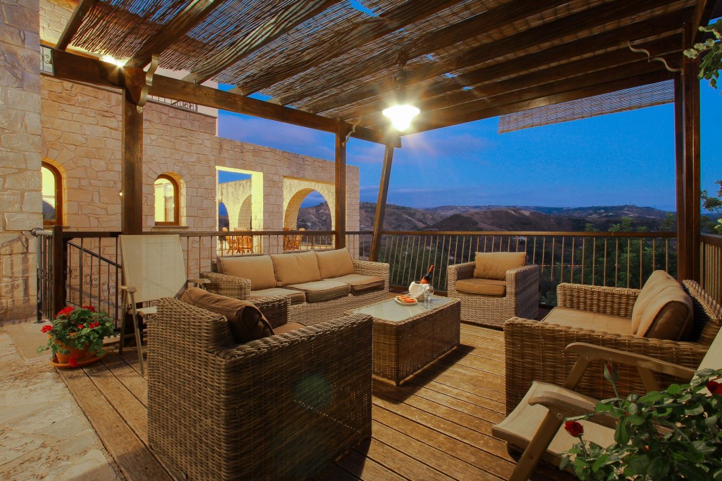 Villa at night