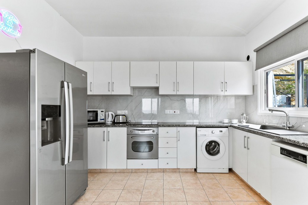Kitchen equipped with modern appliances