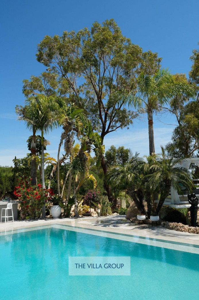 Beautifully landscaped garden
