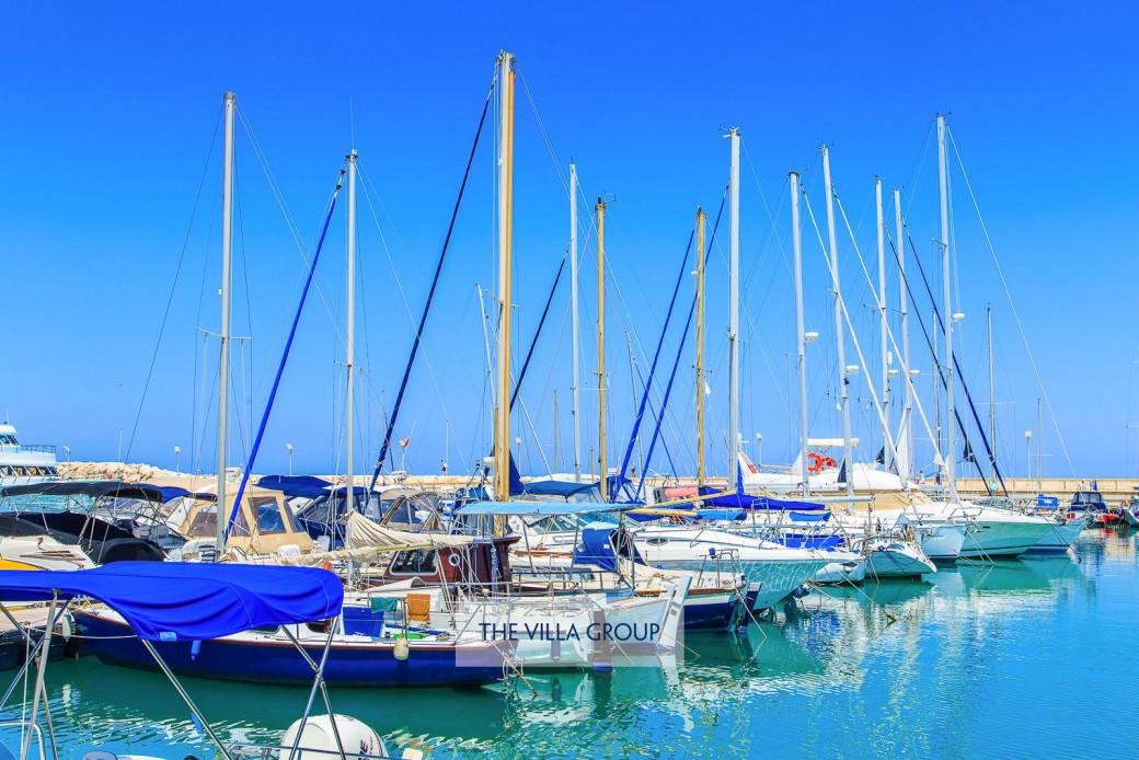 Beautiful boats at the marina