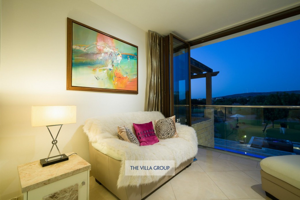 Seating area on first floor