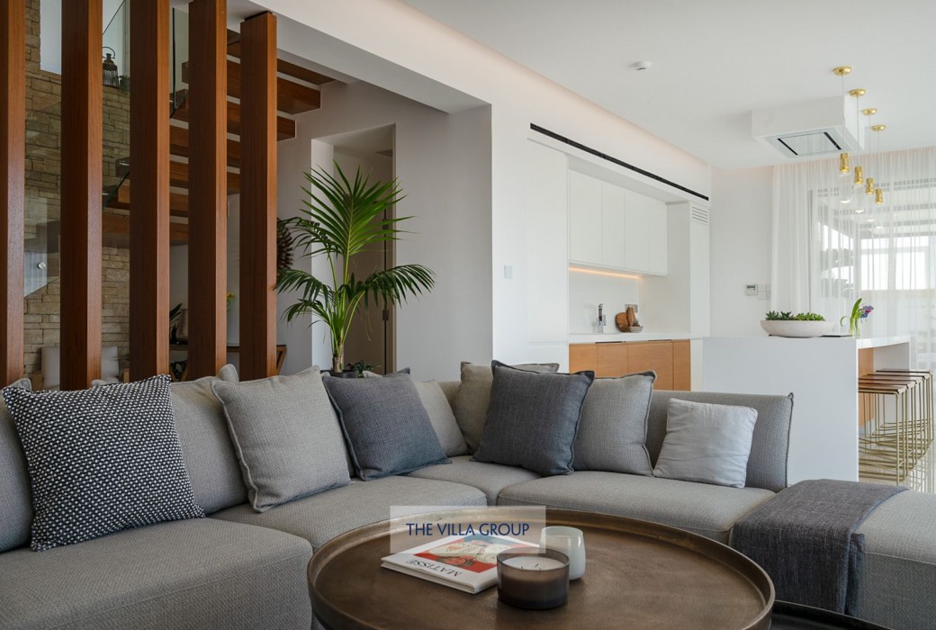 Modern open plan living area