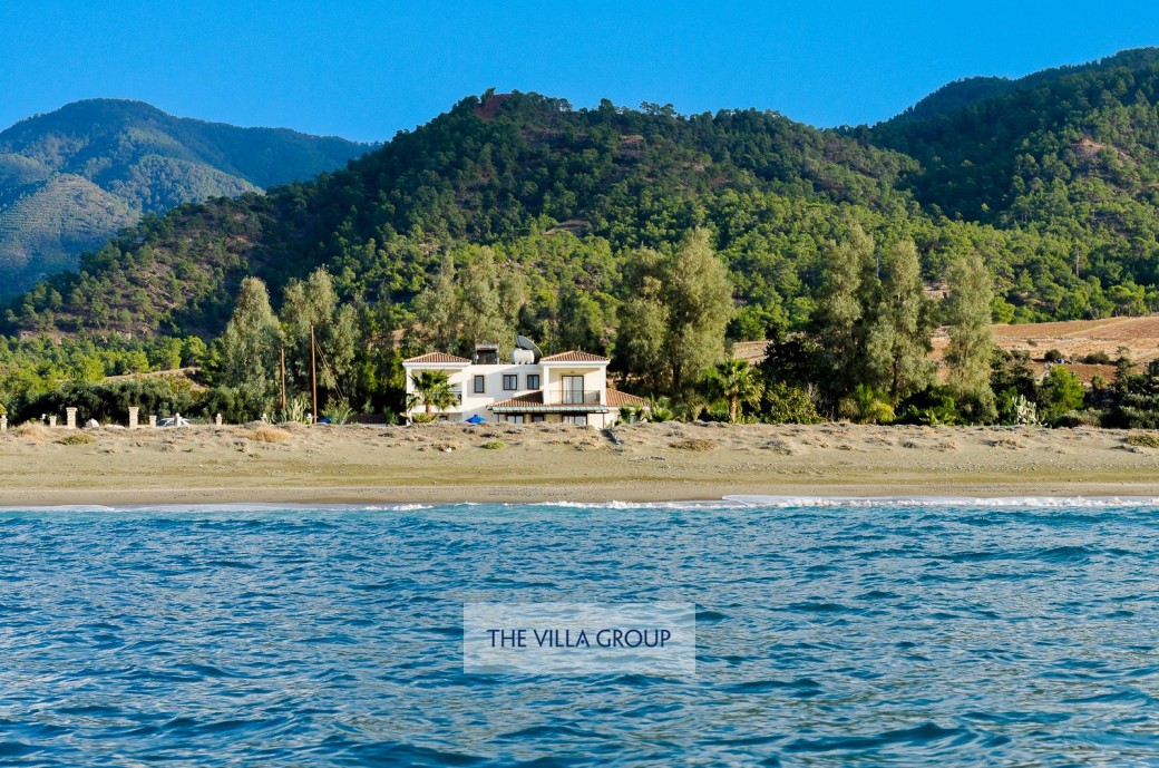 Beachfront private villa