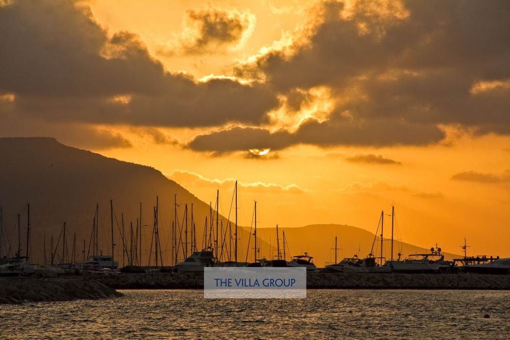 Evening time at Latchi Marina