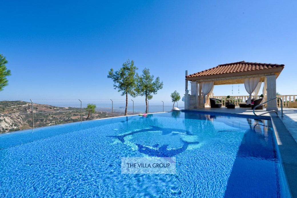 Sitting majestically on the edge of the ravine, in the hills above Peyia