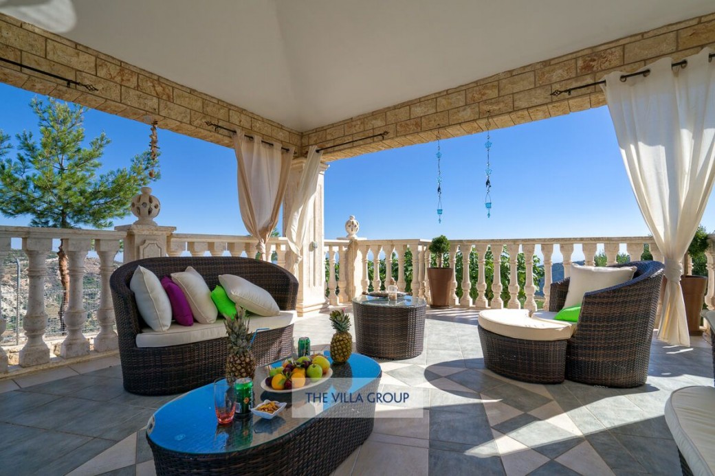 Outside furniture for relaxing 