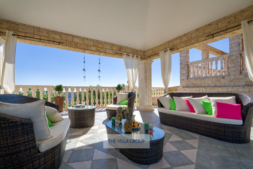 Outside furniture for relaxing 