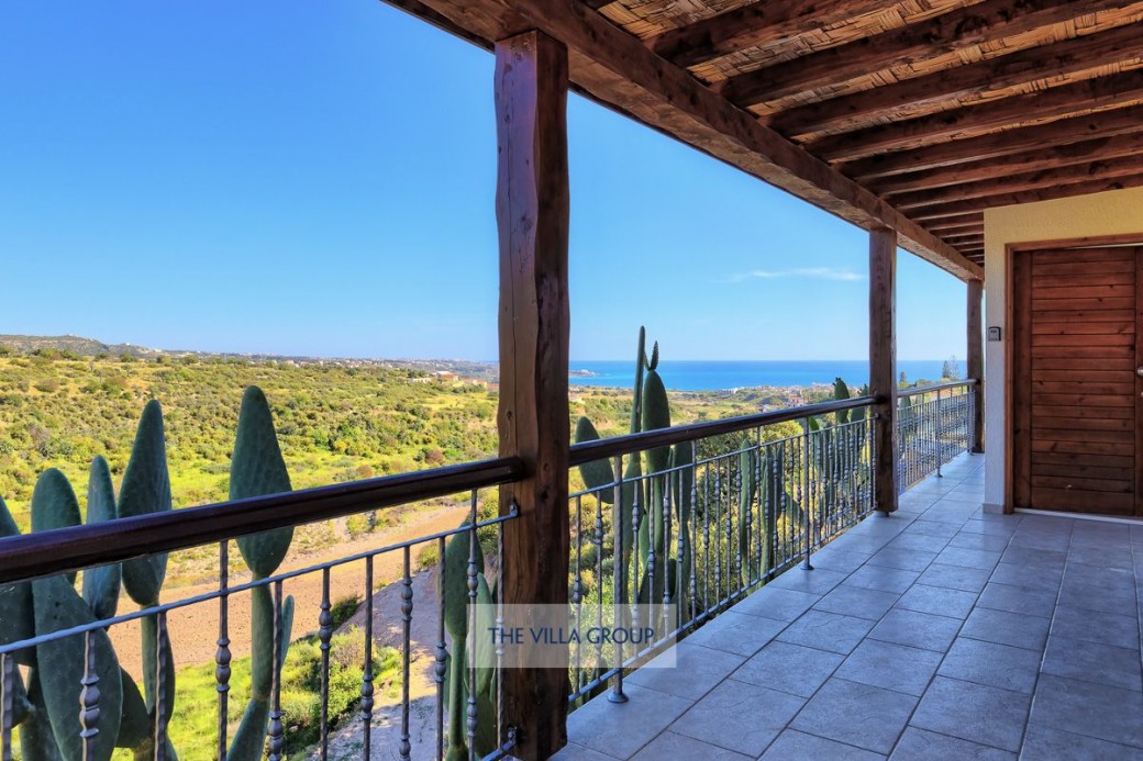 Entrance to the villa