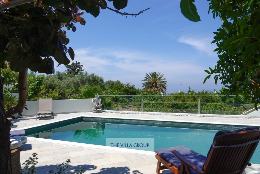 Private 8m x 4m swimming pool with depth of 1m to 2.1m