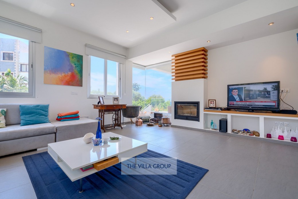 Antiquities from the area provided by the owner and displayed in the living area