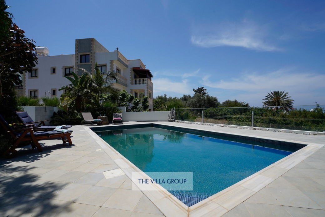 Private 8m x 4m swimming pool with depth of 1m to 2.1m