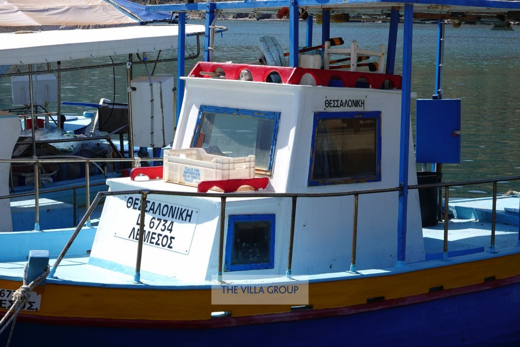 One of the fishing boats at the harbour