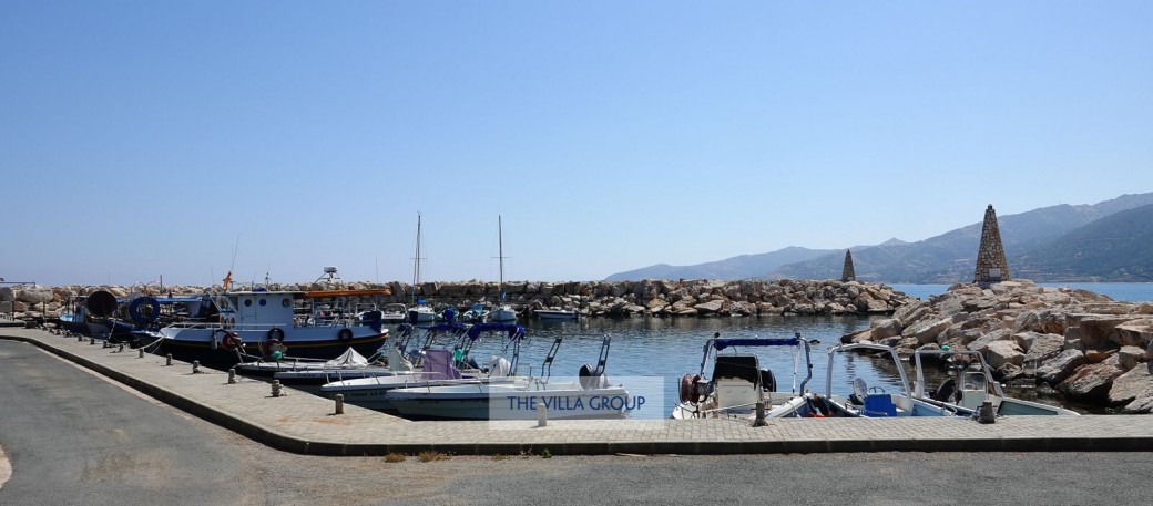 The small harbour at Pomos