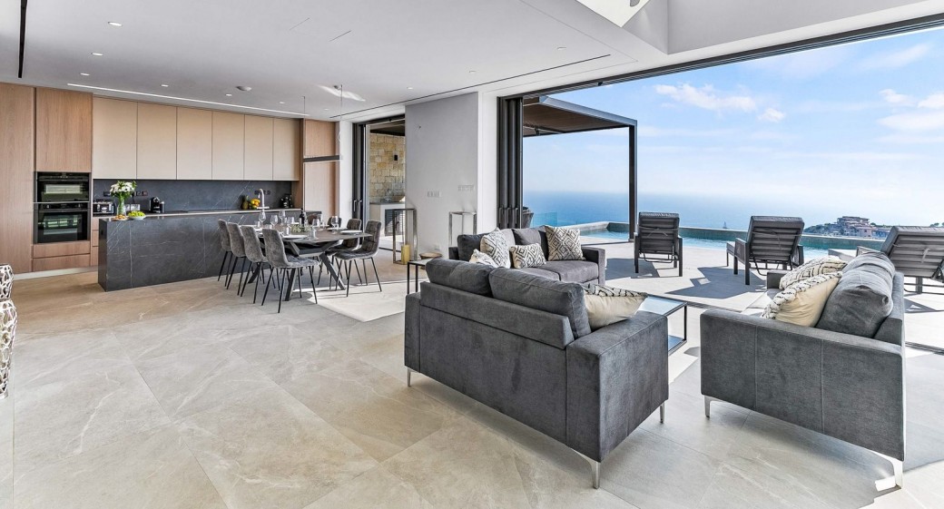 Interior of the villa is masterfully created to optimise the natural light that pours in