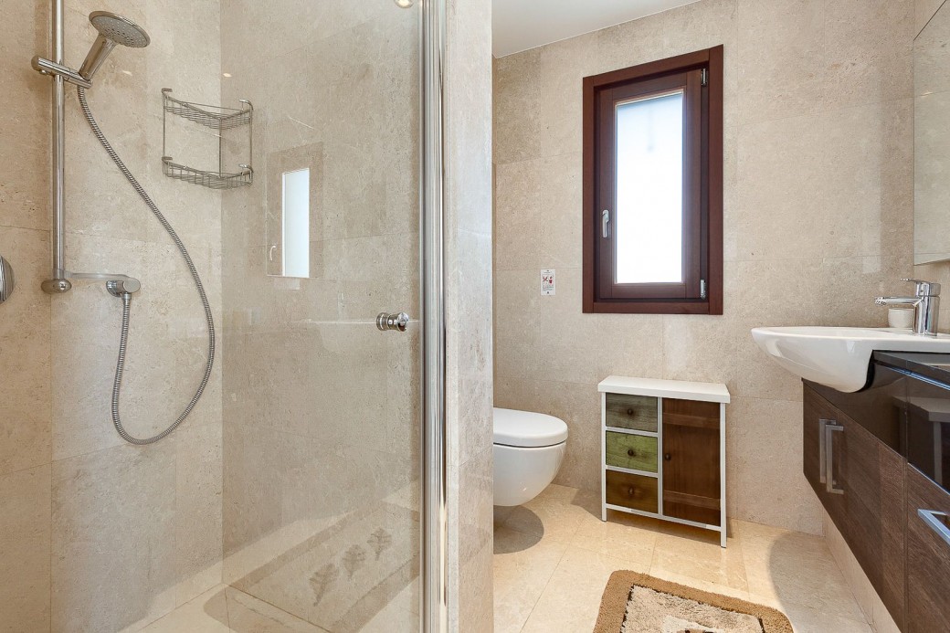 Adjacent shower room