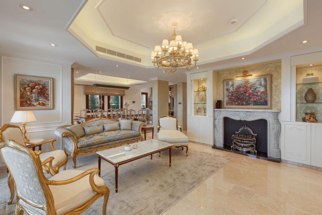Feature fireplace