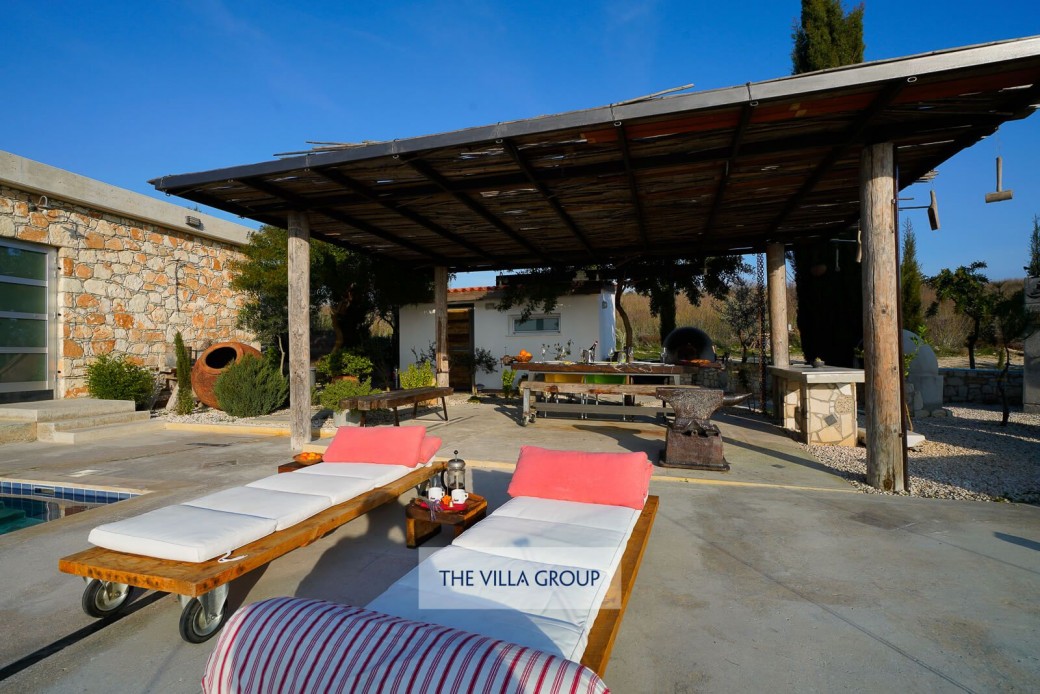Sunbeds for relaxing