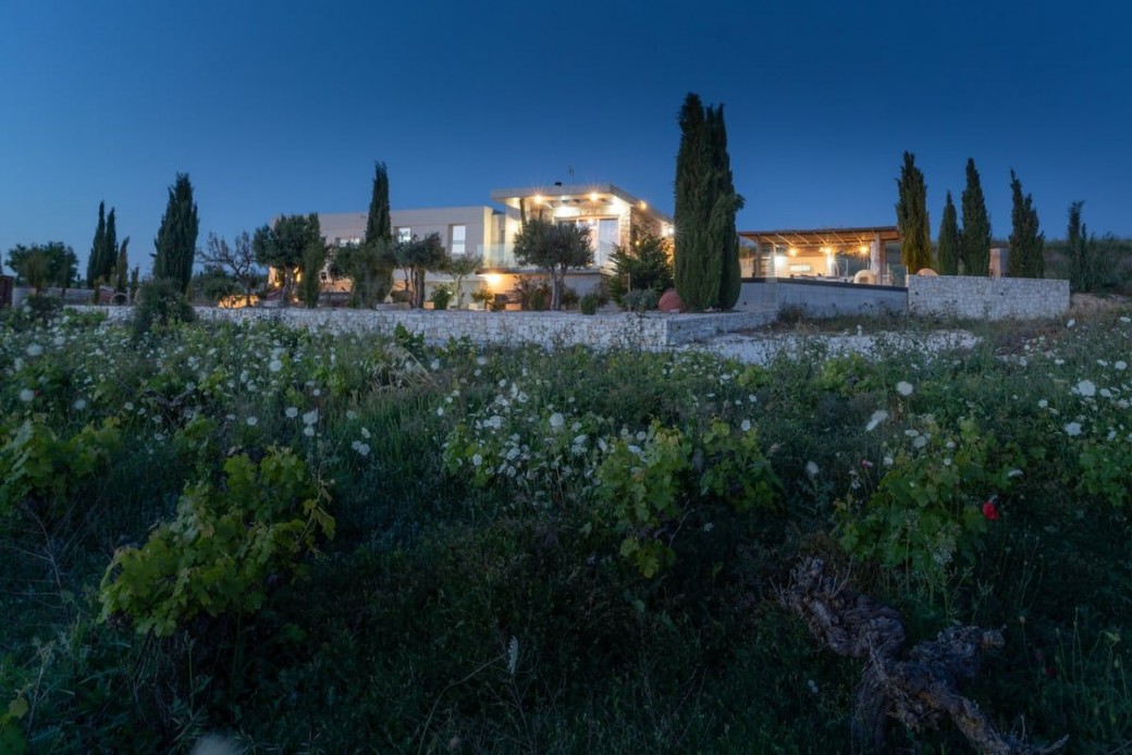 Villa at night