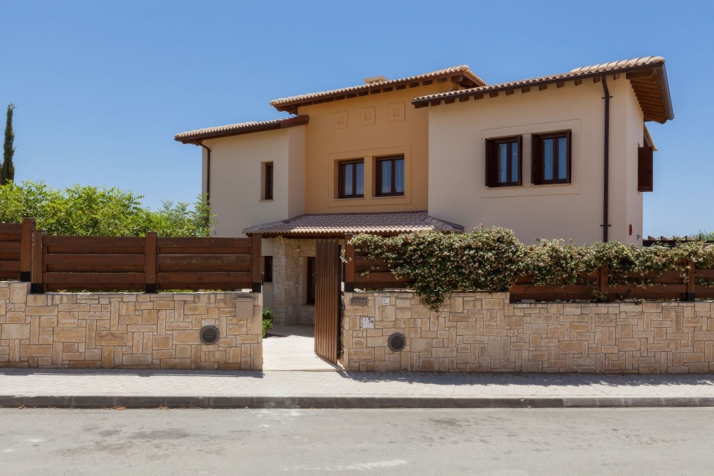 View from outside the villa