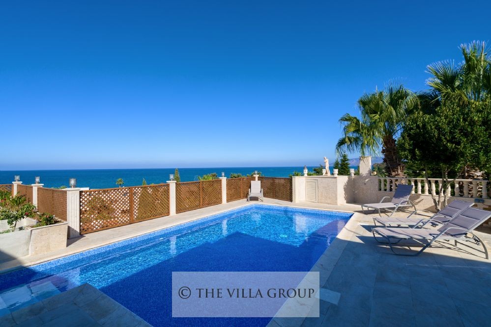 Breathtaking sea views from the swimming pool terrace