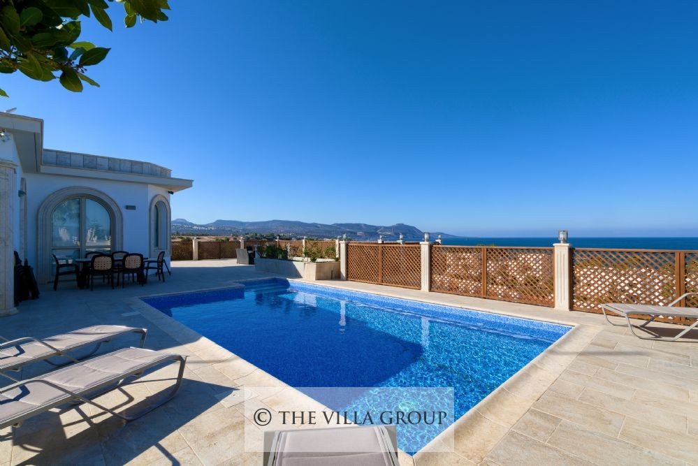 Private swimming pool with walk-in steps