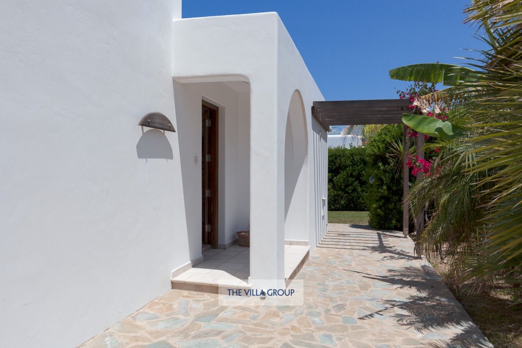 Entrance to the villa