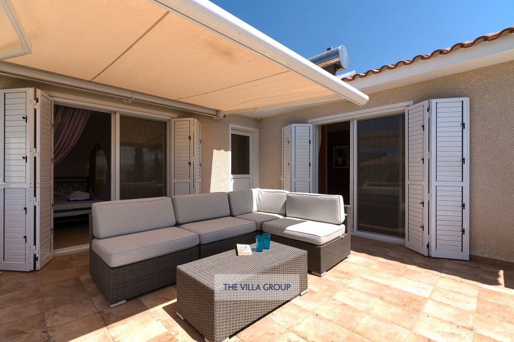 Shaded veranda