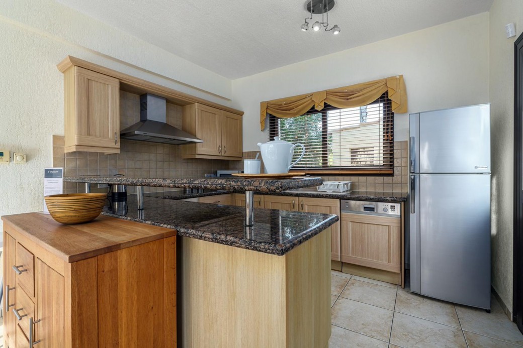 Kitchen equipped with modern appliances