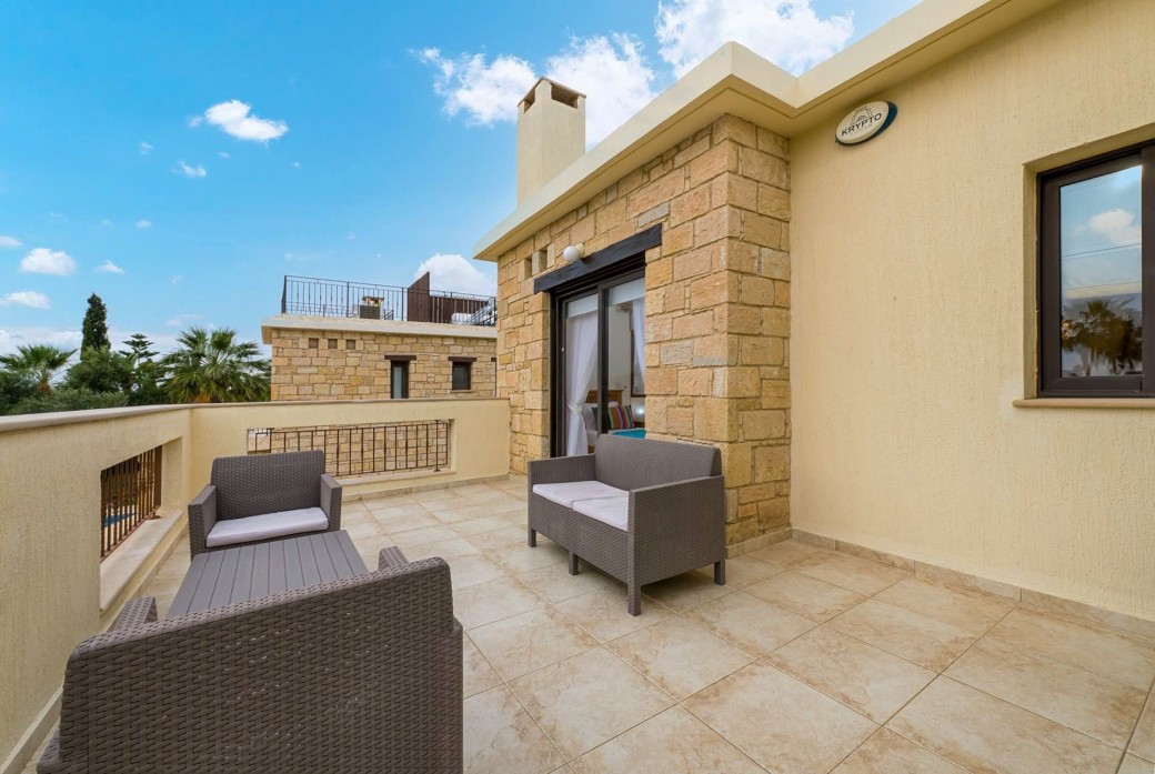 Furnished balcony