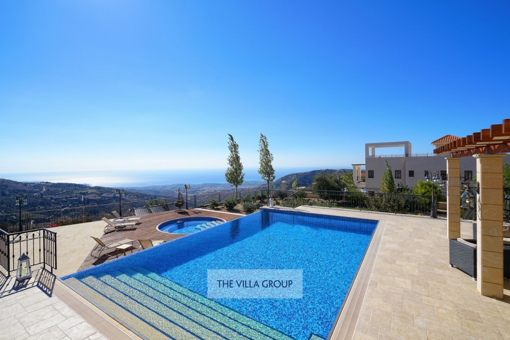 Majestically perched in the hills above Peyia