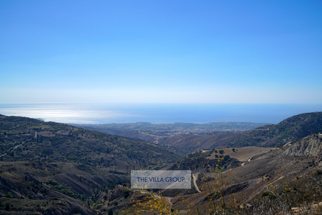 Paphos coastline and countryside