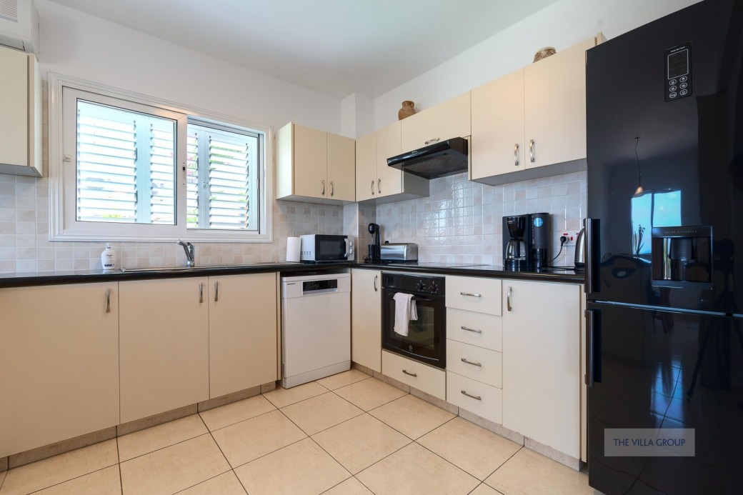 Kitchen equipped with modern appliances