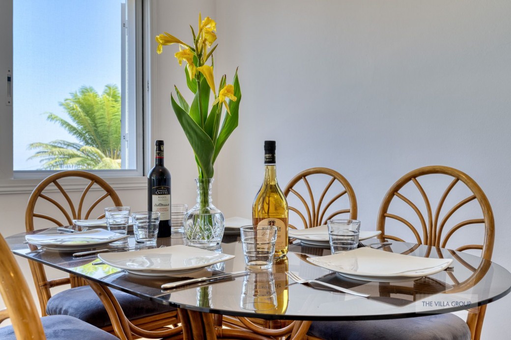 Formal dining table