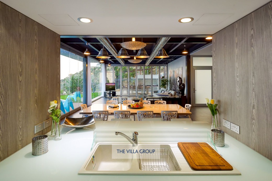 View from kitchen