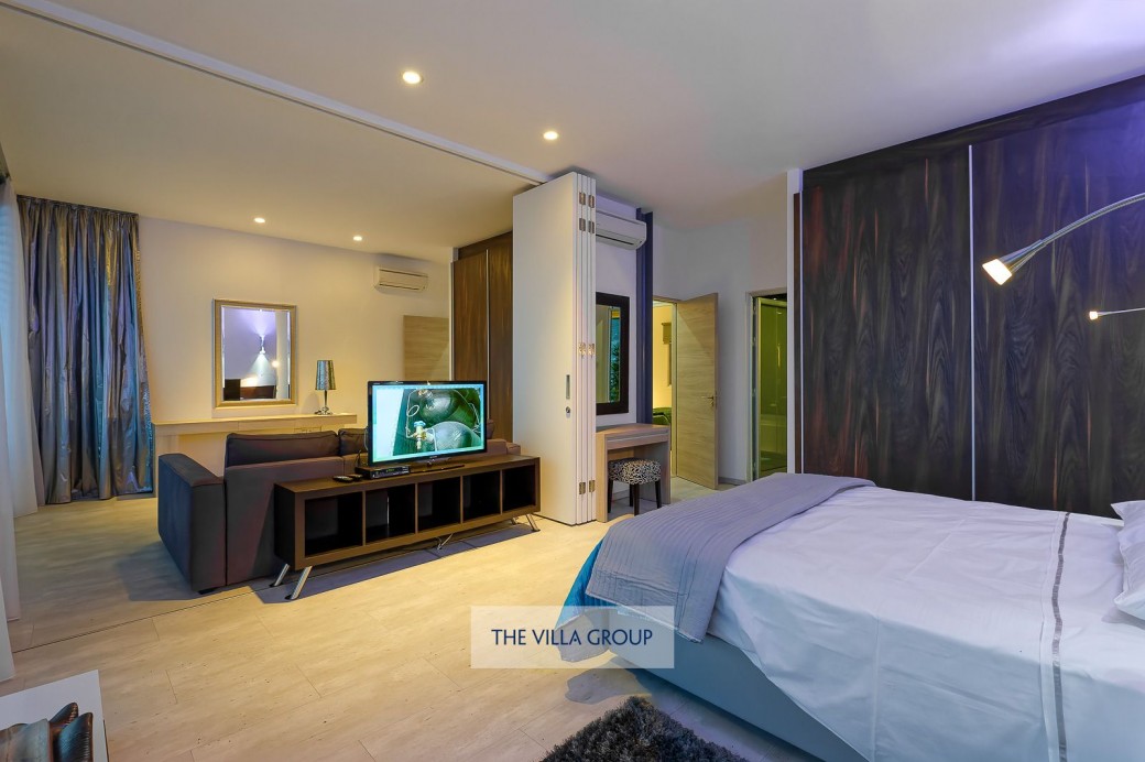 Master bedroom suite