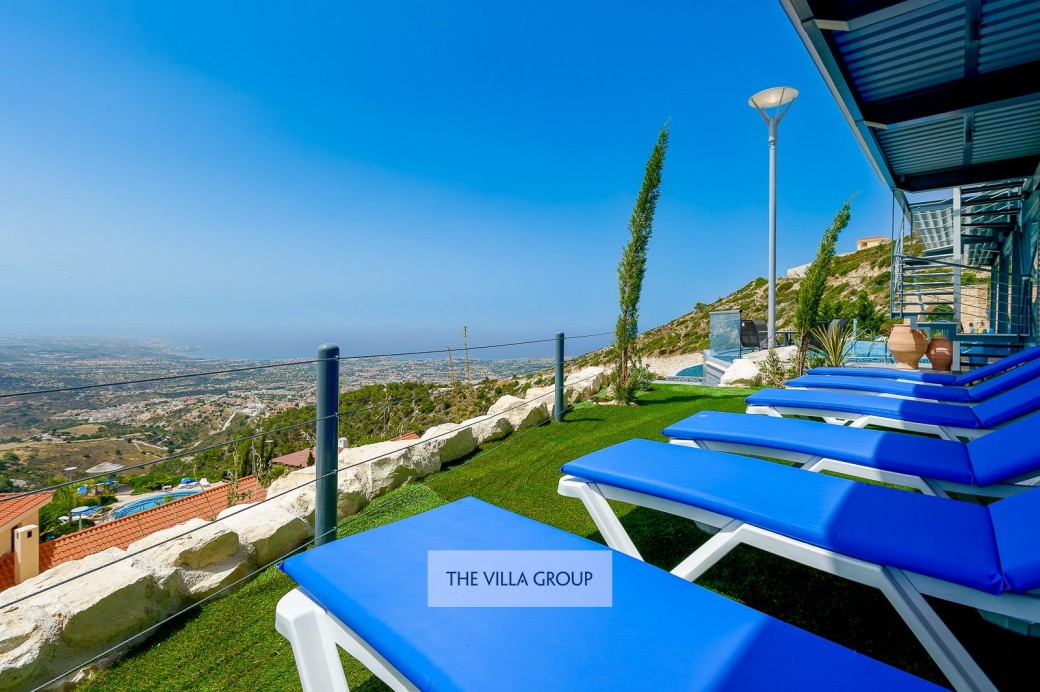 Relax, and unwind under the beautiful Cyprus sunshine whilst admiring the stunning views