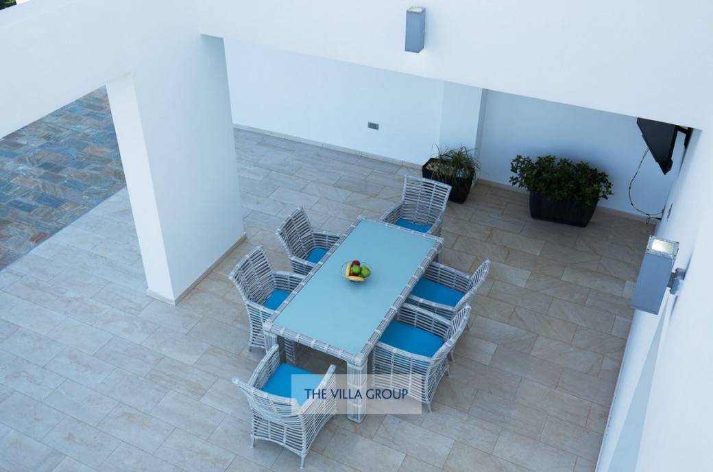 Outside furniture for al-fresco dining