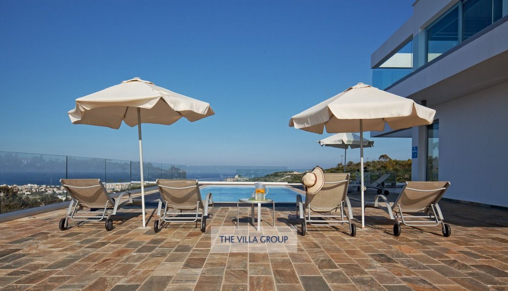 Plenty of sunbeds to enjoy the Cyprus sun