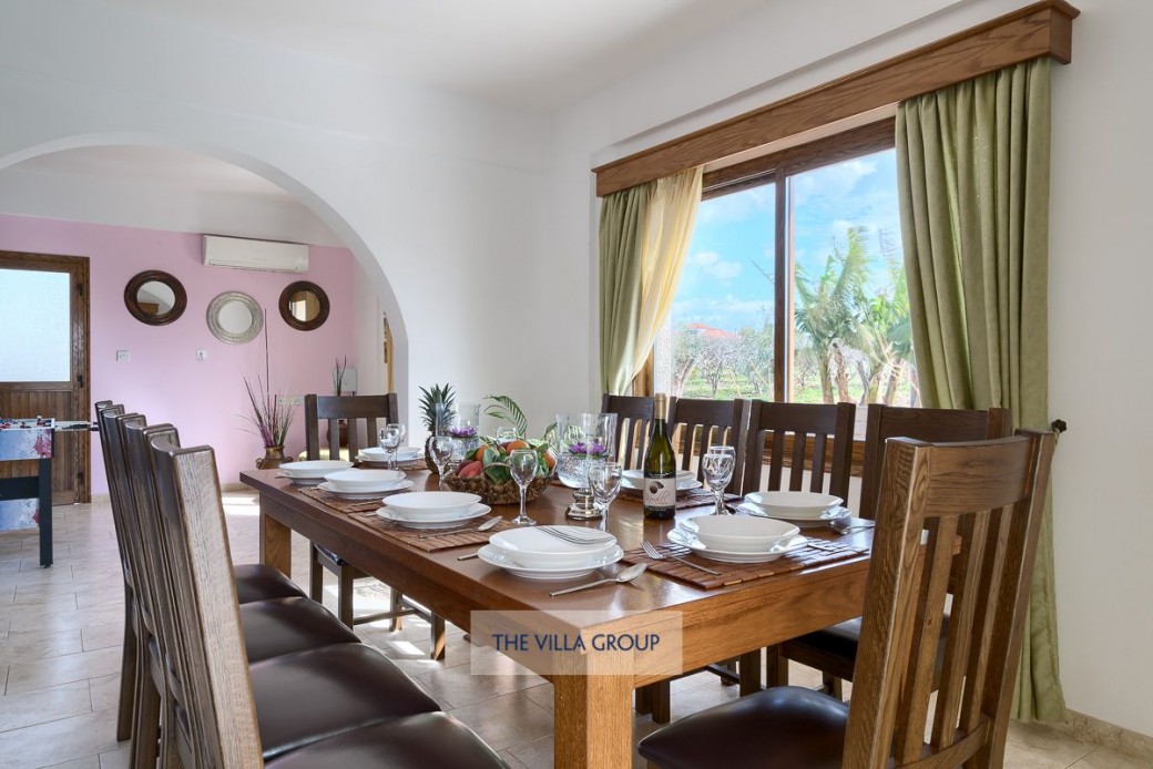 Formal dining area