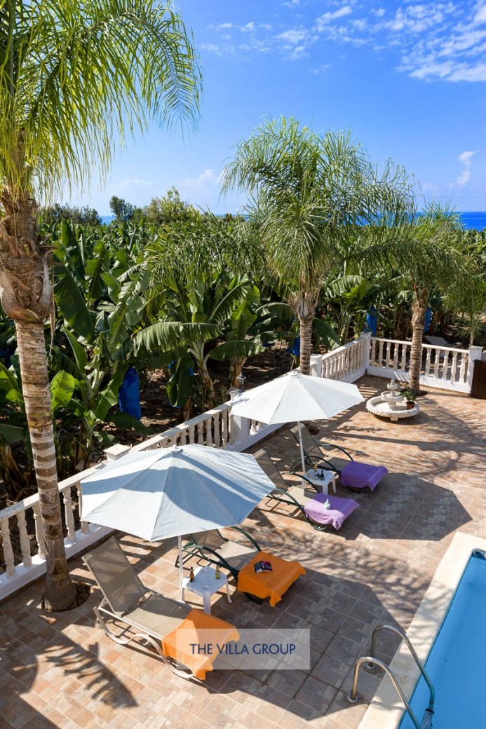 View from the first floor balcony